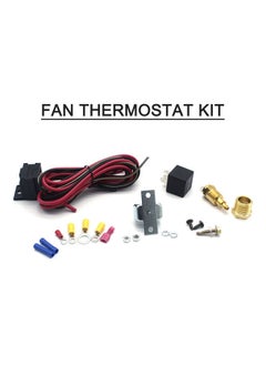 NIBEMINENT Fan Thermostat Kit Adjustable Controller Temp Sensor Temperature Relay # 3101， ON AT 200 Degree F OFF 185  - Image 1
