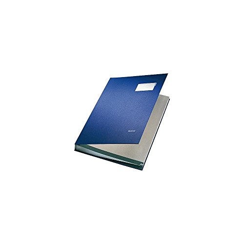 Leitz 57000135 Expandable Signature Book with 20 Card Dividers, A4, Blue, 57000035 - Image 5