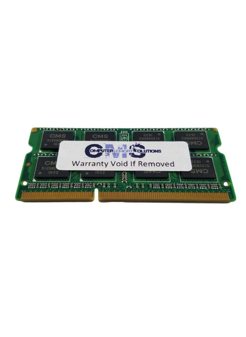 CMS ذاكرة لاب توب DDR3 بسعة 4GB وتردد 1333MHz – SODIMM، PC3-10600، 204-Pin، غير مزودة بتصحيح الأخطاء (Non-ECC)، CL9، متوافقة مع HP/Compaq ProBook  - Image 1