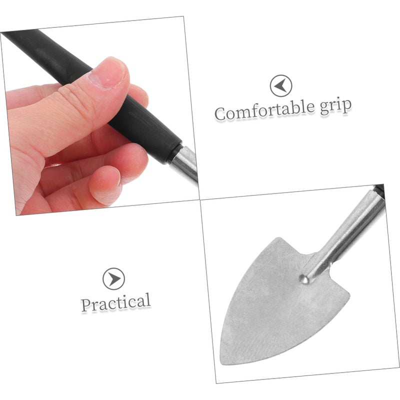 Mini Garden Tool Set with Shovel Rake Spade for Plants Potting Soil 2 Pack - Image 4