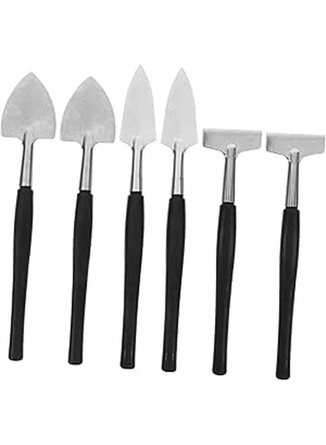 Mini Garden Tool Set with Shovel Rake Spade for Plants Potting Soil 2 Pack - Image 1
