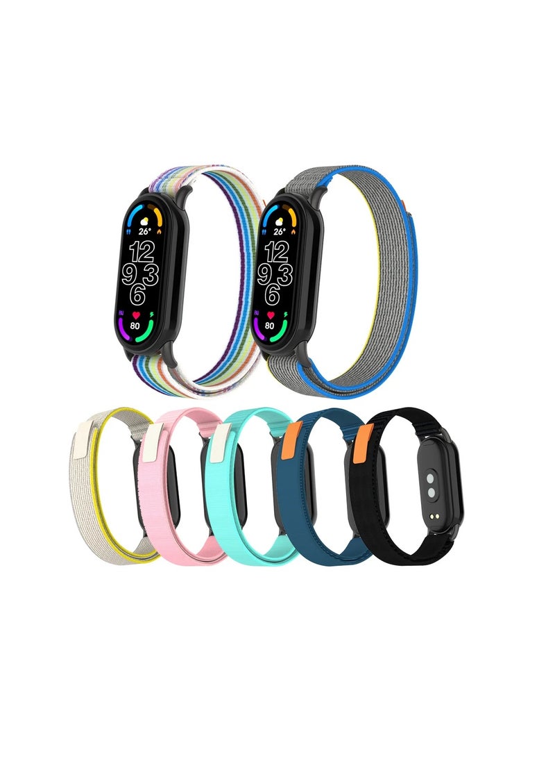 Generic Nylon Strap for Xiaomi Mi Band 8 Ultra Thin Breathable Bracelet for Mi Band 8 Wristband Xiaomi Band 8 Watchband Correa Loop Band  - Image 2