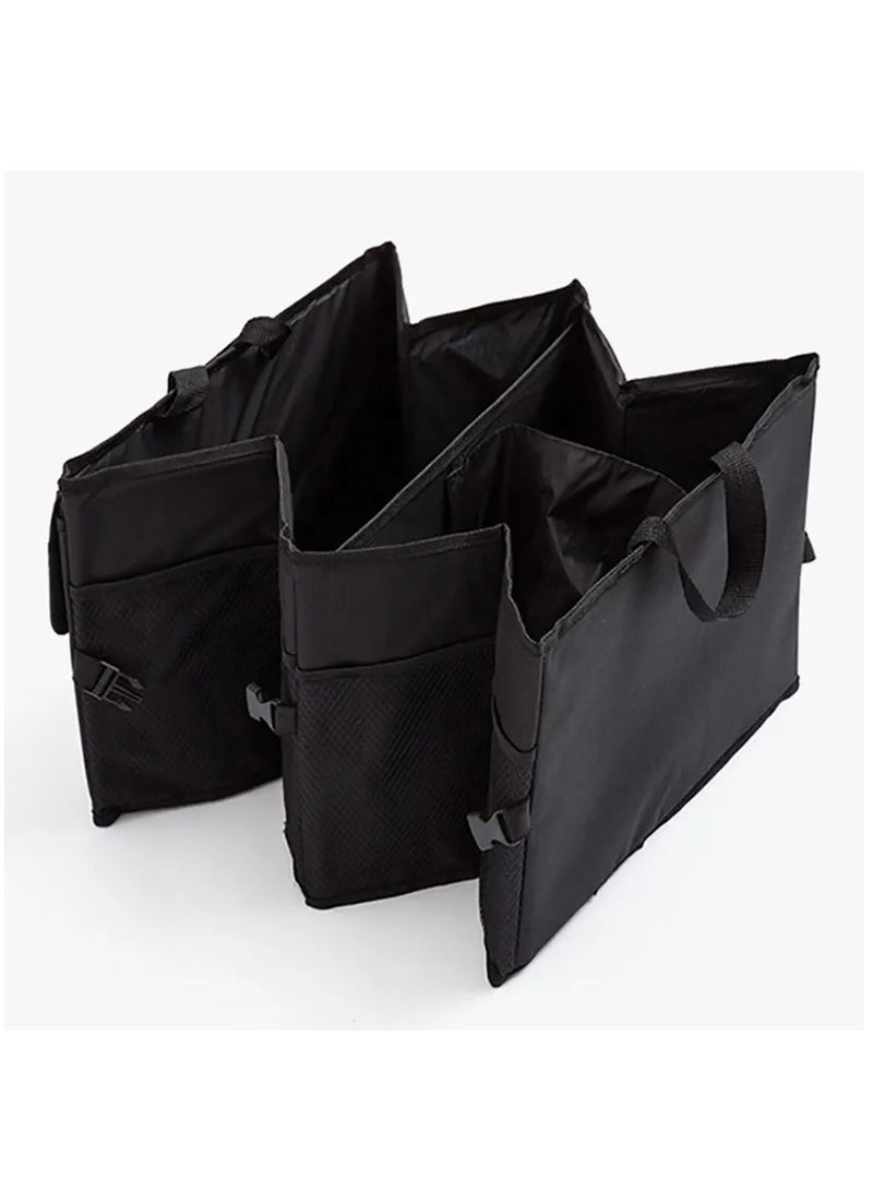 Sharpdocar Car Organizer Storage Bag For Auto SUV Trunk Black - Image 3