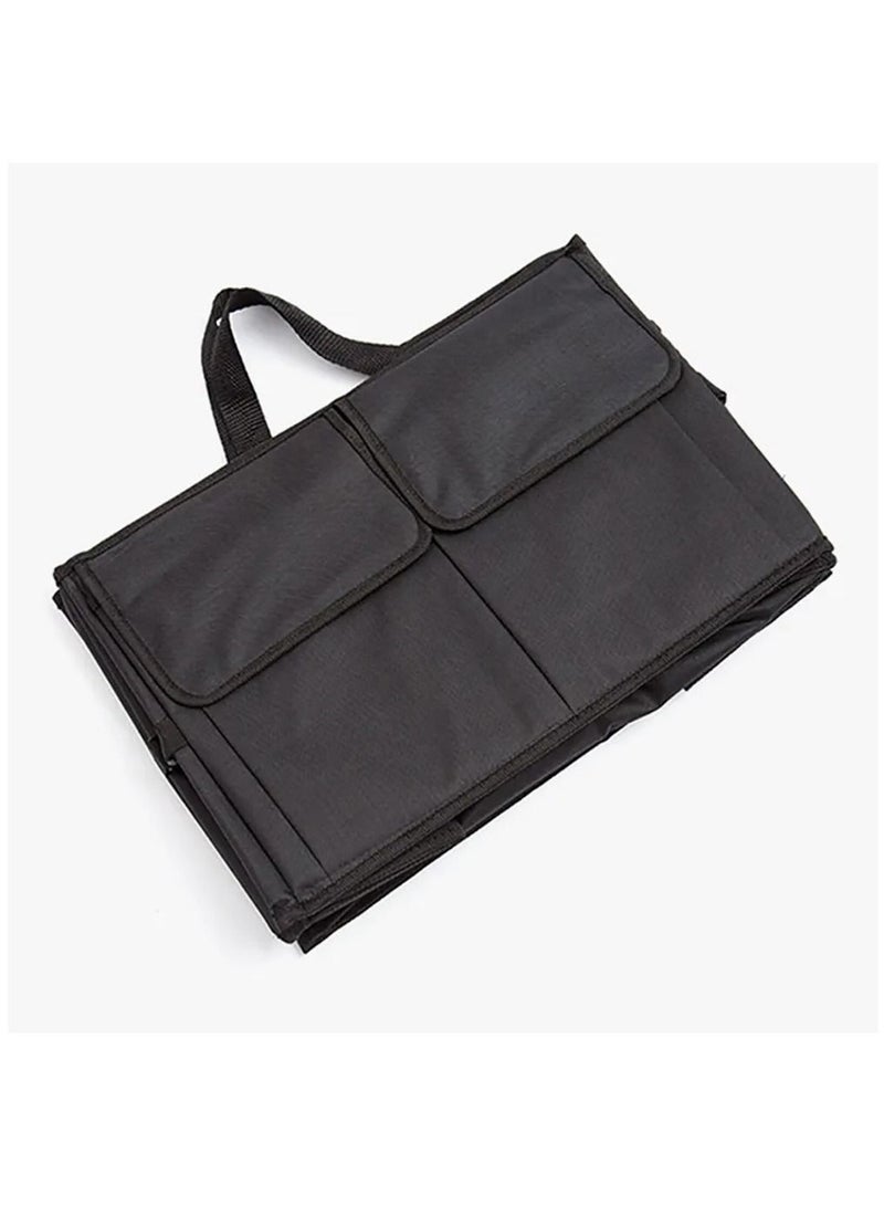 Sharpdocar Car Organizer Storage Bag For Auto SUV Trunk Black - Image 4