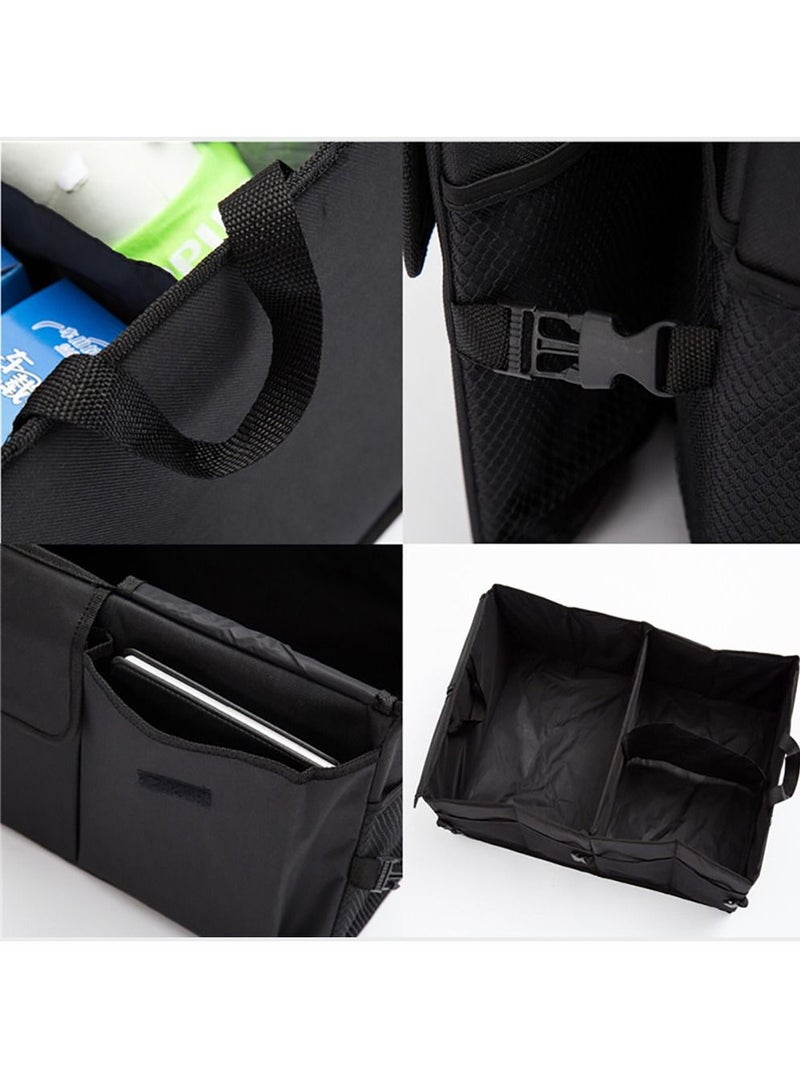 Sharpdocar Car Organizer Storage Bag For Auto SUV Trunk Black - Image 5