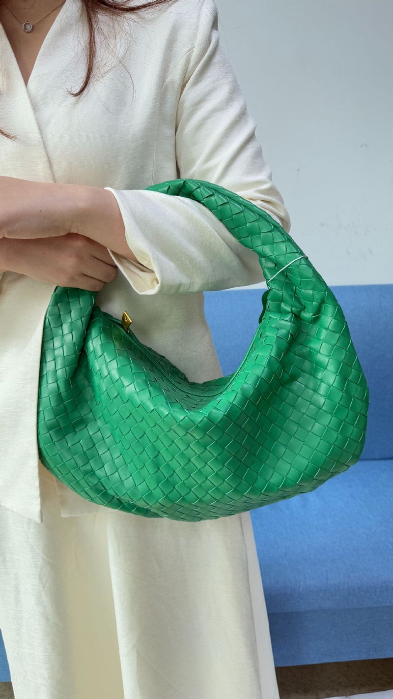 ''s Popular Denim Woven Bag for Women 2026 New Style Woven Handbag Shoulder Underarm Bag Fashion - Image 1