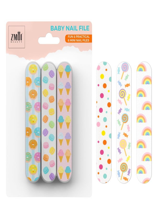 ZMOI Baby Nail File - Colorful Mini Emery Board Gentle Care Nail Files Grooming Essentials Safe for Baby and Toddler - Image 1