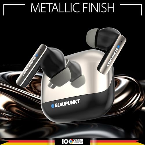 Blaupunkt Newly Launched Btw100 Khrome+ Bassbuds Truly Wireless Bluetooth in Ear Earbuds I Hd Sound I Gaming Mode I Low Latency I 30H Playtime* I Turbovolt Charging I Bt Version 5.3 - Image 4