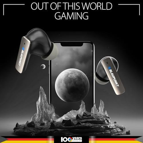 Blaupunkt Newly Launched Btw100 Khrome+ Bassbuds Truly Wireless Bluetooth in Ear Earbuds I Hd Sound I Gaming Mode I Low Latency I 30H Playtime* I Turbovolt Charging I Bt Version 5.3 - Image 5