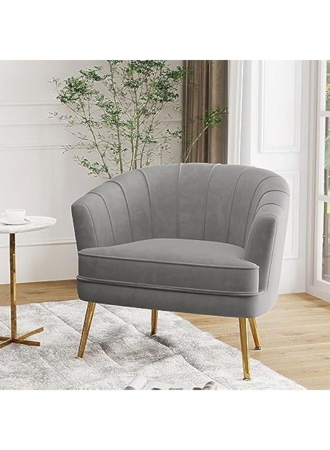 EXCLUSIVE FURNITURE كرسي أكسنت من المخمل من إكclusيف فرنيتشر