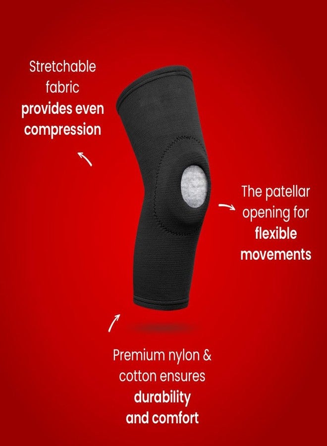 Dr. Ortho Dr.Ortho Knee Cap With Open Patella, Knee Cap For Pain Relief, Knee Support For Men & Women (Black, Medium) - Image 4