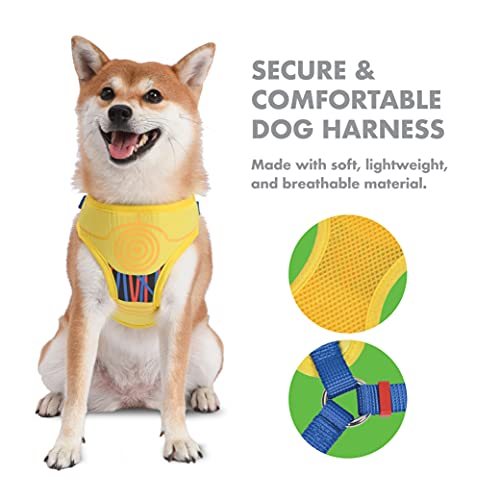 STAR WARS C3PO Dog Harness for Large Dogs, Large (L) | Yellow Large Dog Harness, No Pull Dog Harness with D-Ring | Machine Washable STAR WARS Merch for Dogs STAR WARS Dog Costume,FF18385 - Image 4