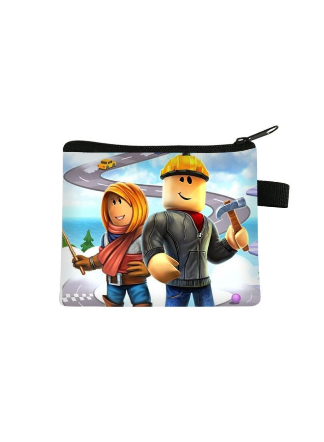 Hot Roblox Coin Purse, Kidsren's Mini Cute Storage Bag, Student Large-capacity Key Card Holder