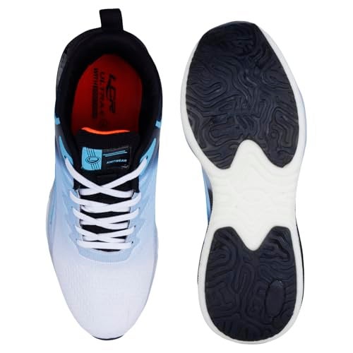 Lancer Mens PLATINUM-41WHT-BLK White Running Shoe, 9 - Image 4