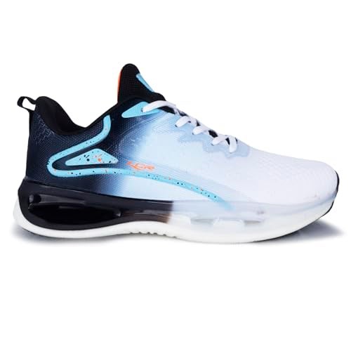 Lancer Mens PLATINUM-41WHT-BLK White Running Shoe, 9 - Image 2