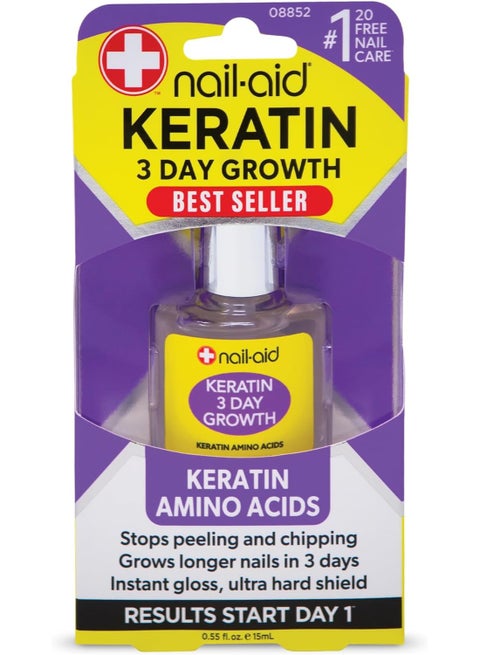 Keratin 3 Day Growth Nail Treatment (0.55 fl.oz)