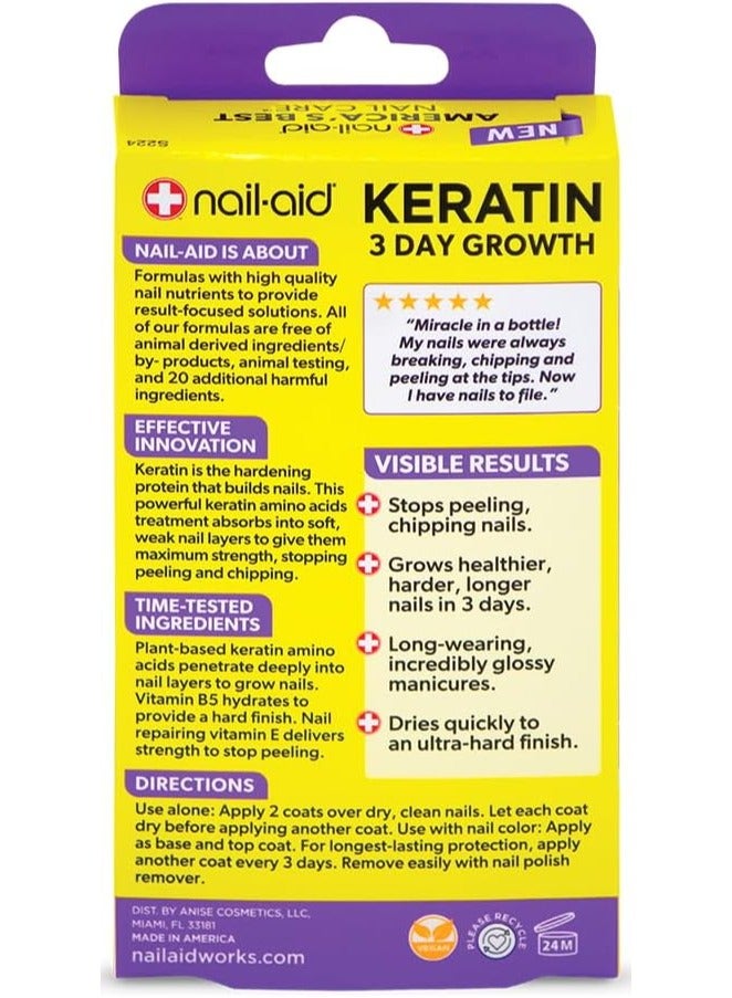 Nail-aid Keratin 3 Day Growth Nail Treatment (0.55 fl.oz) - Image 4