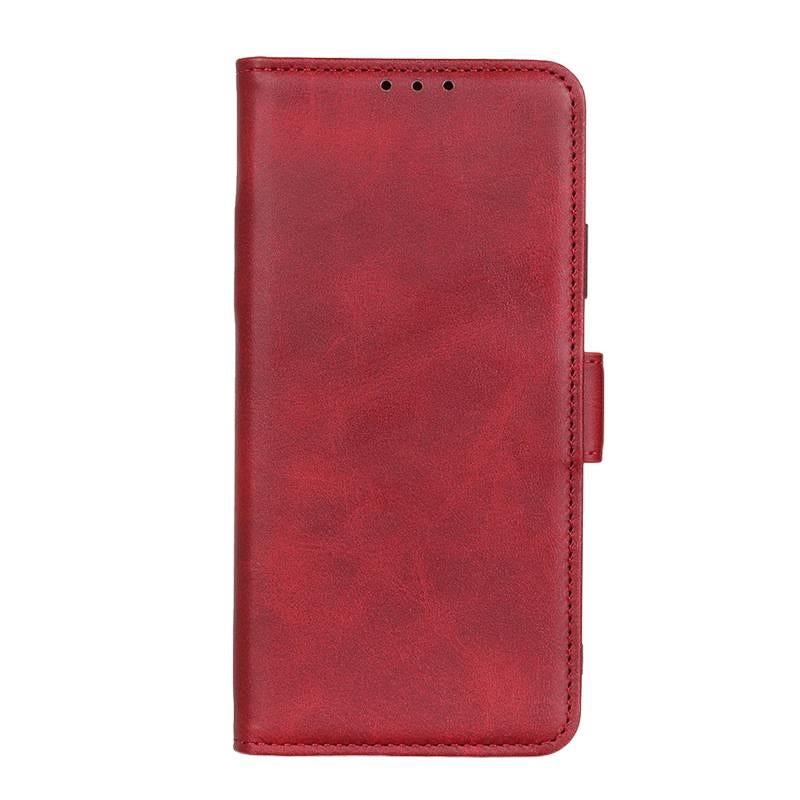 PU Protective Case for Redmi Note 13 Pro with Side Magnetic and Cow Grain Texture plus Shockproof plus Drop Protection plus Anti-Fingerprint in Black - Image 2