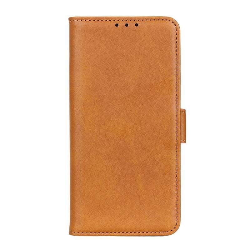 PU Protective Case for Redmi Note 13 Pro with Side Magnetic and Cow Grain Texture plus Shockproof plus Drop Protection plus Anti-Fingerprint in Black - Image 3