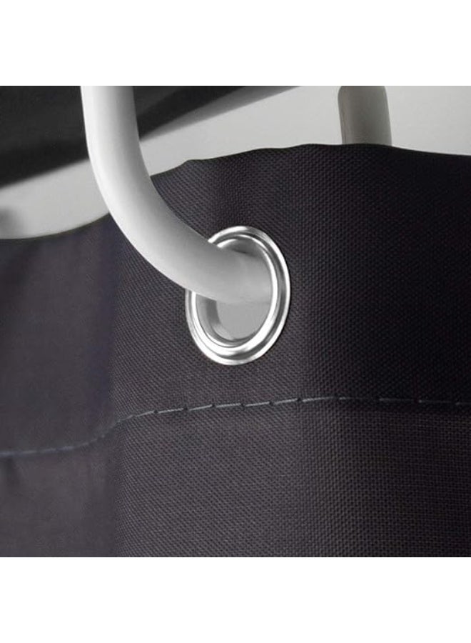 Waterproof Shower Curtain,180x200cm Mildew Proof Bathroom Curtains with 12 Hooks (Black & white) - Image 5