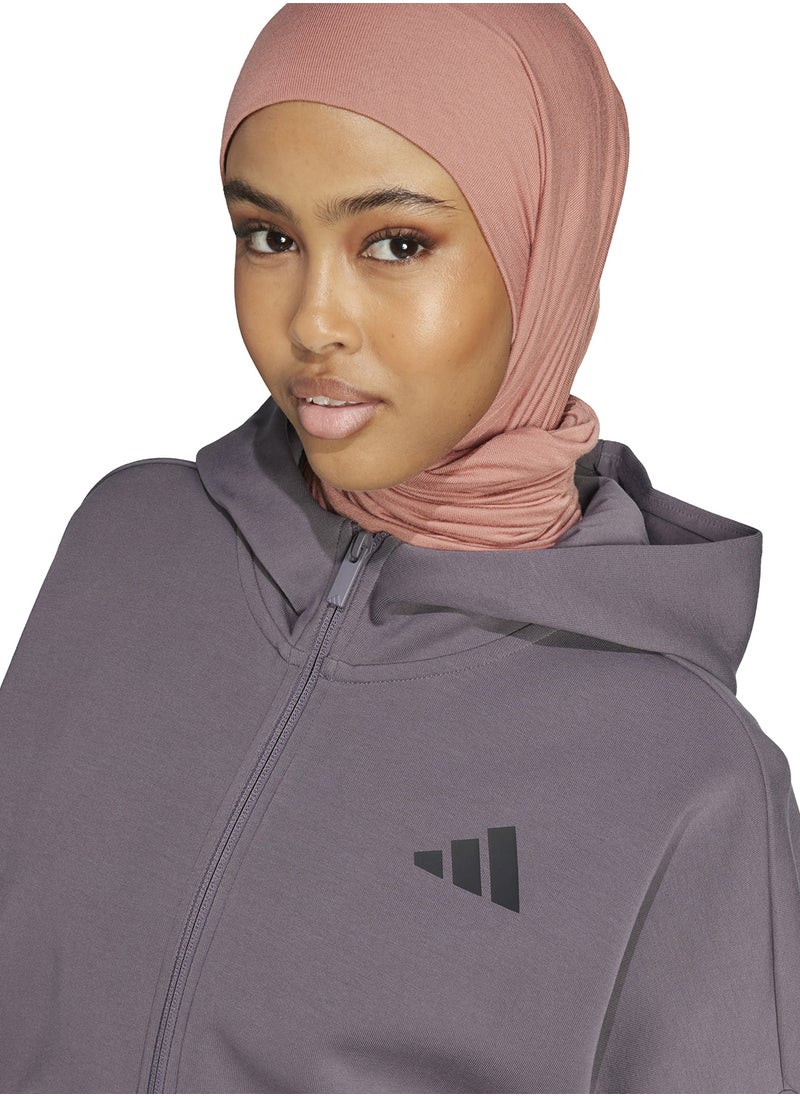 Adidas - Future Icons Small Logo Full Zip Hoodie - Image 1