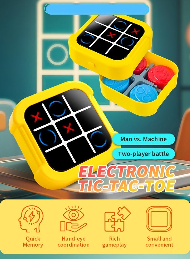 5-in-1 Tic Tac Toe Game with Touch Screen & Pieces, Children's chess Gobble Board Game Smart Electronic Toy for Kids and Adults, Family Interaction - Image 2