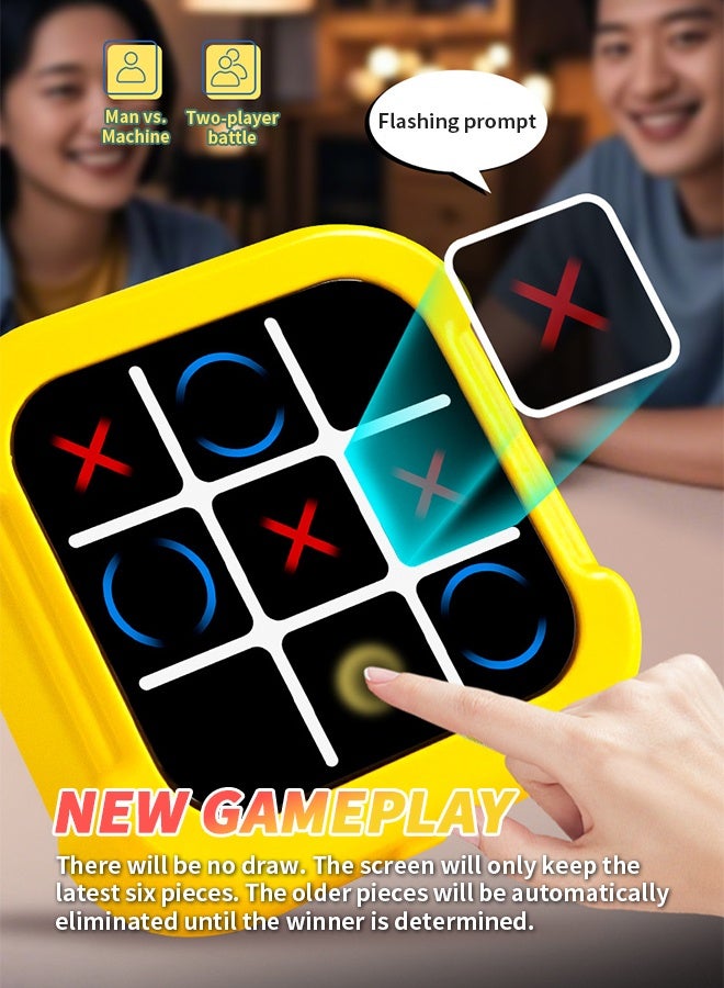 5-in-1 Tic Tac Toe Game with Touch Screen & Pieces, Children's chess Gobble Board Game Smart Electronic Toy for Kids and Adults, Family Interaction - Image 4