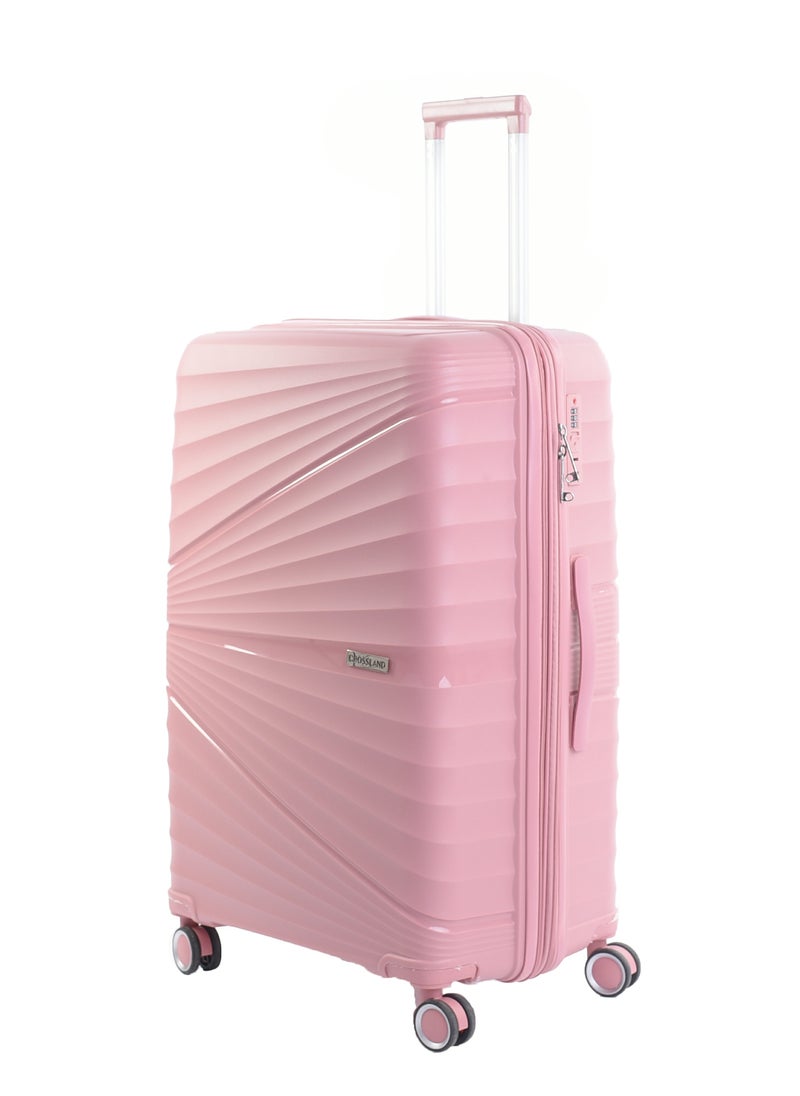 Crossland - CROSSLAND Unbreakable Medium Size Trolley Luggage With TSA Lock,4 Silent Move Spinners Wheels, Double Expandable Zipper - 24 Inch - Image 1