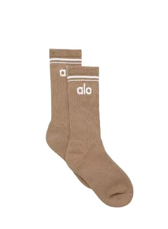 Alo Yoga Meia  Unisex Half-Crew Throwback Long tube - Image 1