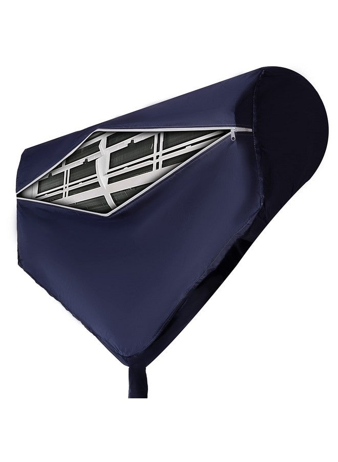 Classic Split Ac Service Wash Bag/Cover For Indoor Unit, Waterproof (1.5 Ton, Navy Blue) - Polyvinyl Chloride - Image 2