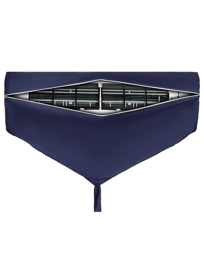 Classic Split Ac Service Wash Bag/Cover For Indoor Unit, Waterproof (1.5 Ton, Navy Blue) - Polyvinyl Chloride - Image 1