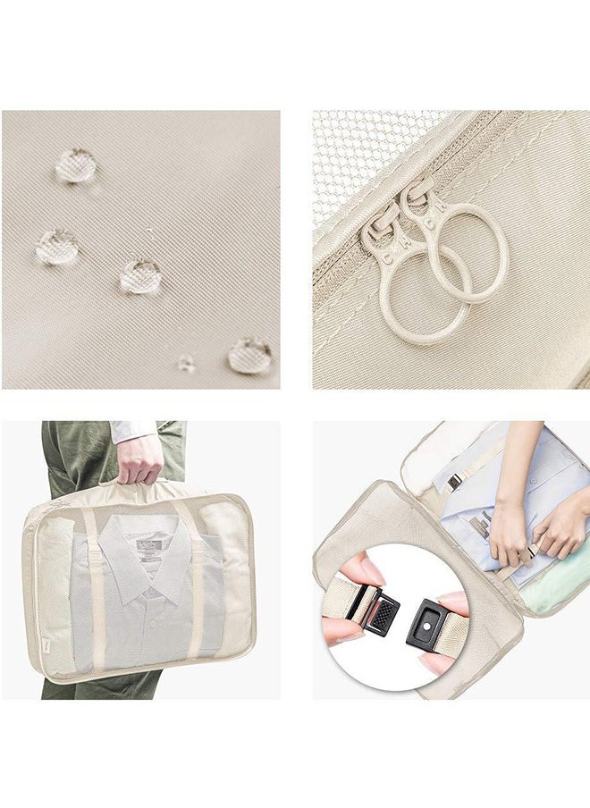Yolu - 7 Piece Waterproof Travel Luggage Packing Organizers Set with Toiletry Bag - Image 1
