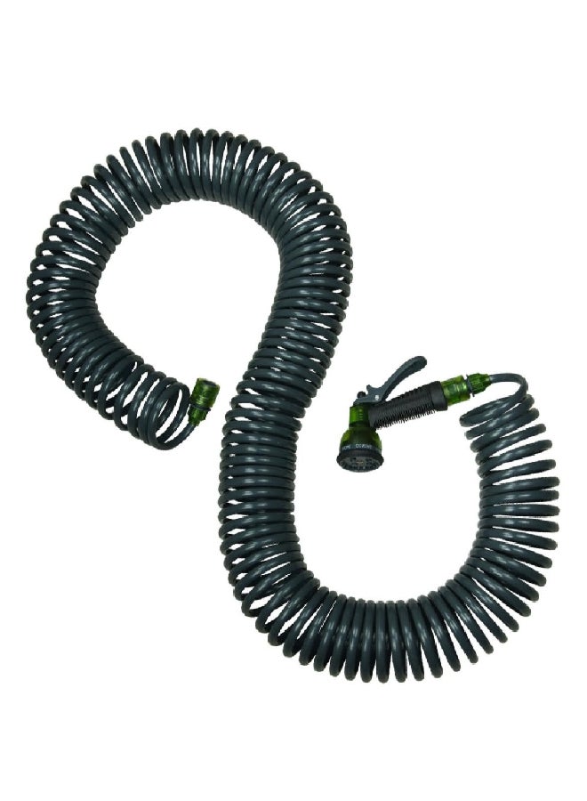 DAYE Coiled Garden Hose with Spray Gun Dark Blue and Green 30 m DY5830 - Image 3