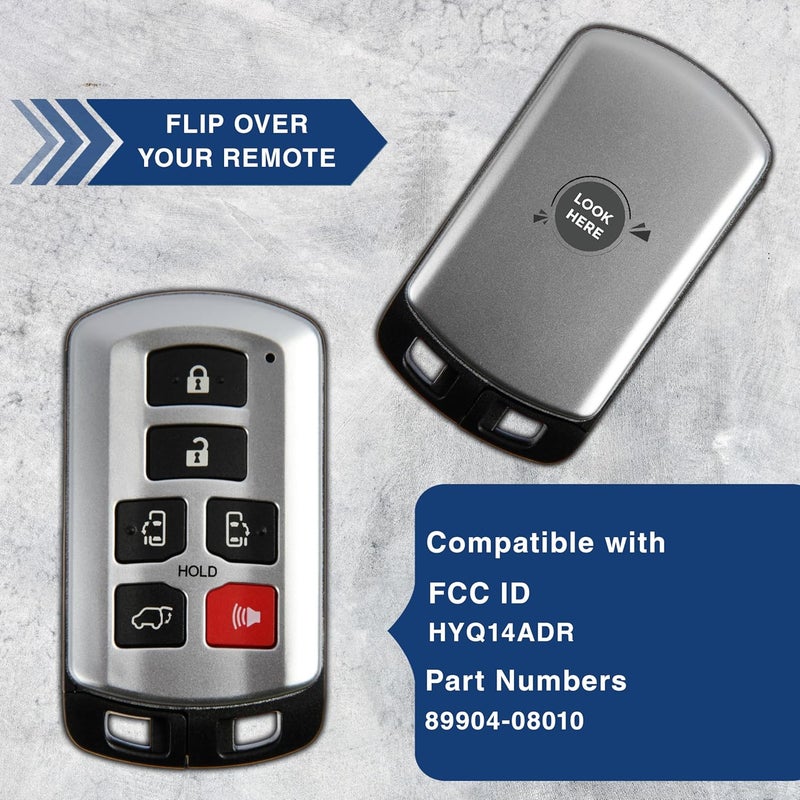 KeylessOption Remote Smart Key Fob for Toyota (HYQ14ADR) - Image 5