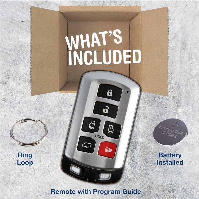 KeylessOption Remote Smart Key Fob for Toyota (HYQ14ADR) - Image 3