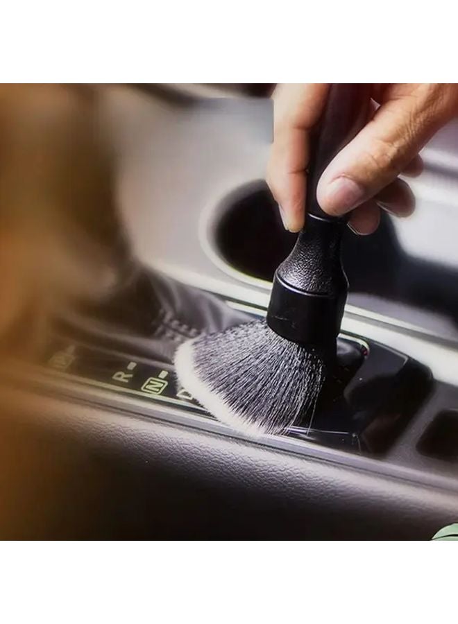Black Soft Bristle Brush for Car Vent Cleaning Reusable for Electronics Jewelry Home Outdoor Use - Image 1