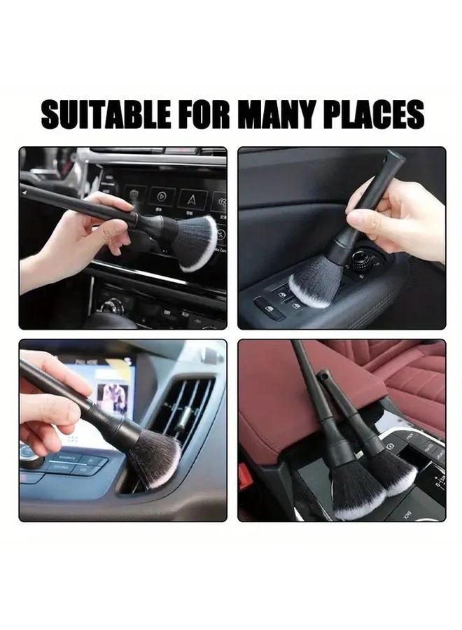 Black Soft Bristle Brush for Car Vent Cleaning Reusable for Electronics Jewelry Home Outdoor Use - Image 5