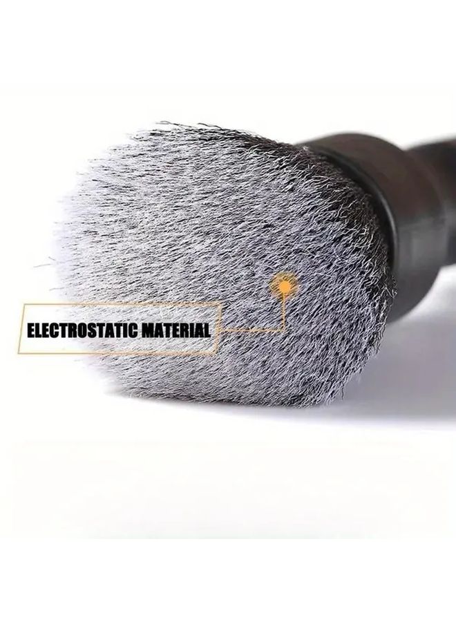 Black Soft Bristle Brush for Car Vent Cleaning Reusable for Electronics Jewelry Home Outdoor Use - Image 4