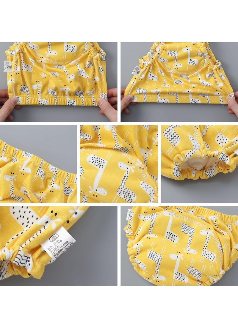 Baby Training Pants Washable 6-Layer Gauze Diaper Pocket Study Pants Baby Cloth Diapers Breathable Diaper Pants