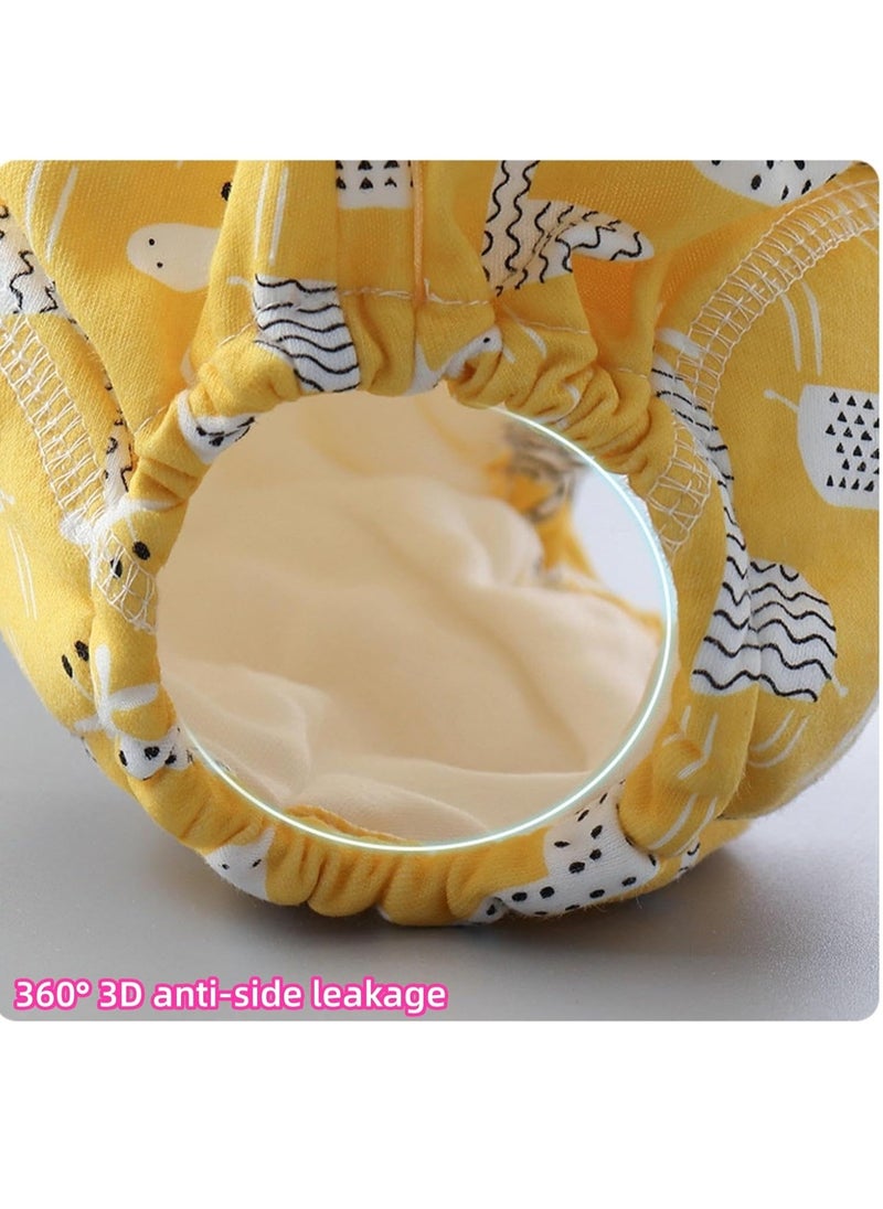 Baby Training Pants Washable 6-Layer Gauze Diaper Pocket Study Pants Baby Cloth Diapers Breathable Diaper Pants