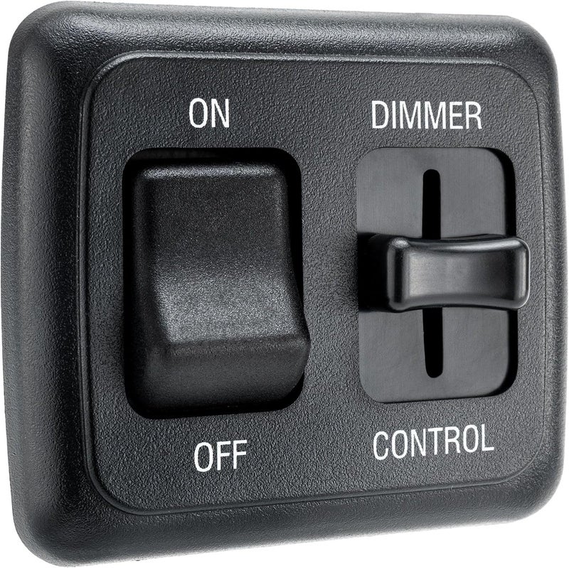 RecPro RV Dimmer Switch | 12V DC | High Side Dimmer Light Switch | Compatible with LED Lights | Made in America (Black) - Image 1