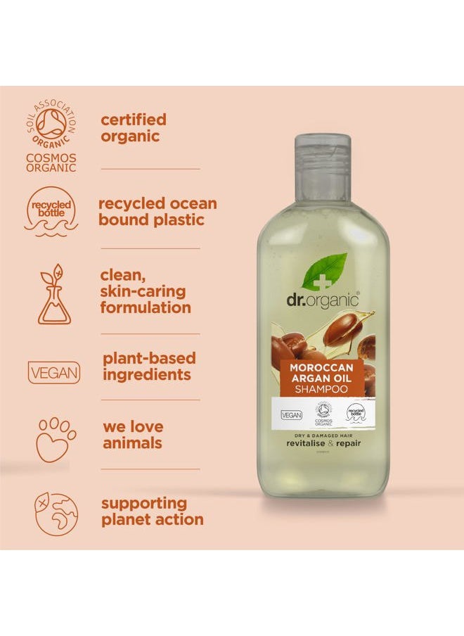 dr.organic Organic Doctor Moroccan Argan Oil, Shampoo, 9 Fluid Ounce  - Image 4
