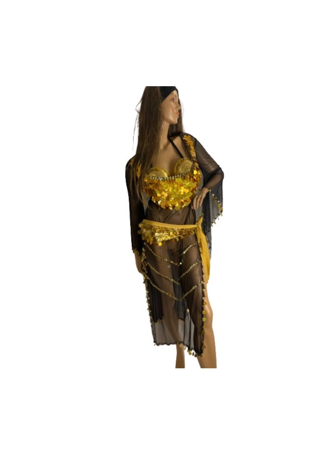 Loquat Belly Dance Costume Stretch Fabric One Size - Image 2