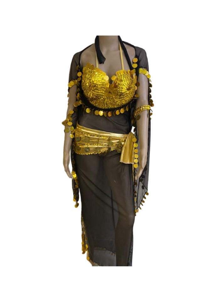Loquat Belly Dance Costume Stretch Fabric One Size - Image 1