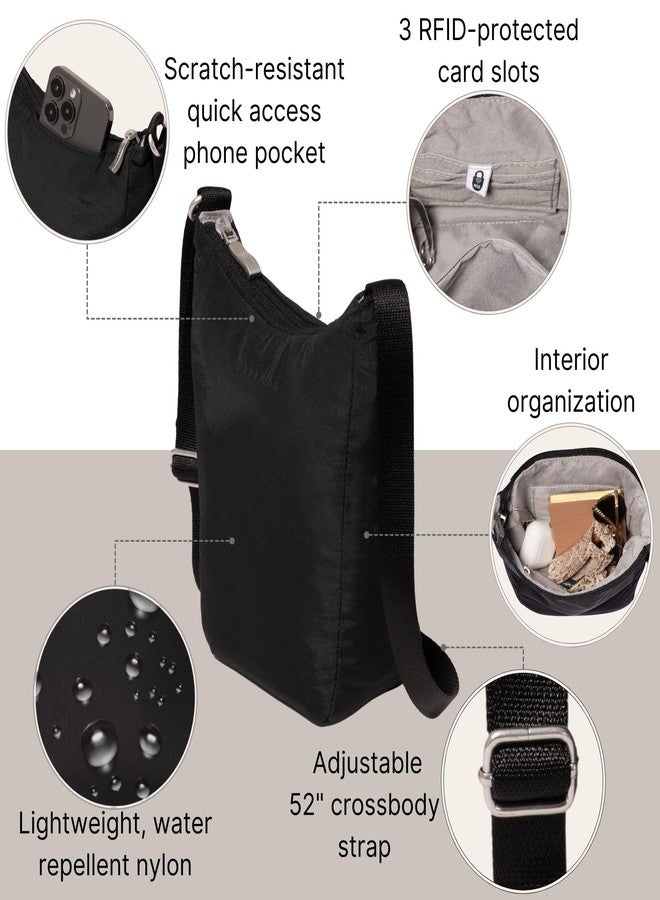 Baggallini Swift Mini Crossbody Bag for Women - 4.5x7 Small Travel Purse with Crossbody Strap and RFID - Image 3