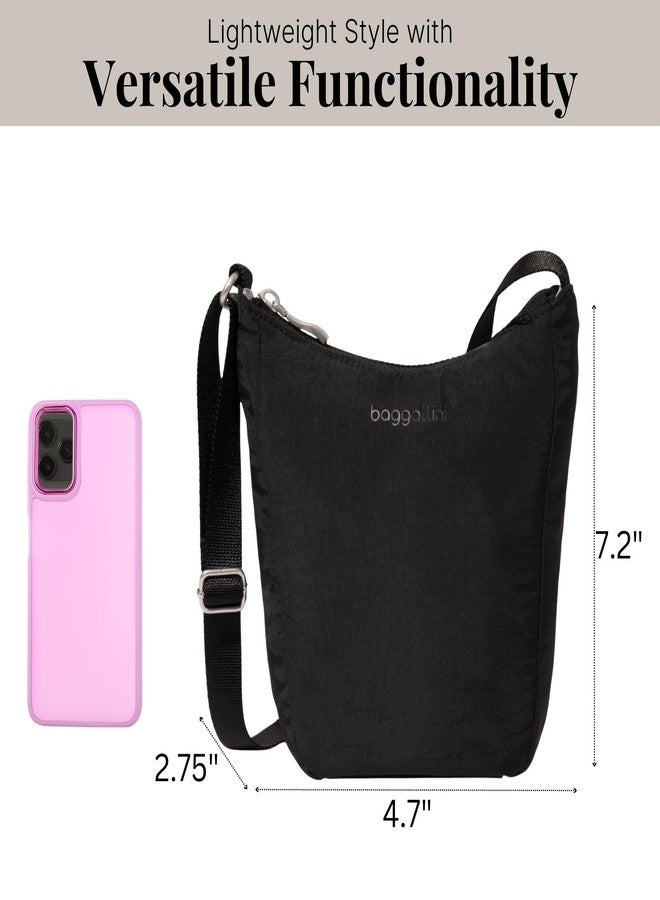 Baggallini Swift Mini Crossbody Bag for Women - 4.5x7 Small Travel Purse with Crossbody Strap and RFID - Image 4