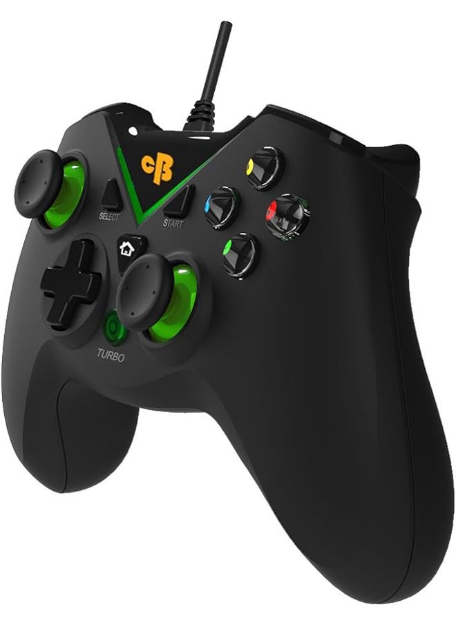 Cosmic Byte - C1070T Interstellar | Touchpad Wireless Gamepad | For PC/PS3 Supports | Windows XP/7/8/10 | Rubberized Texture | Video Game Controller | Enhanced Grip | Double Triggers - Image 1