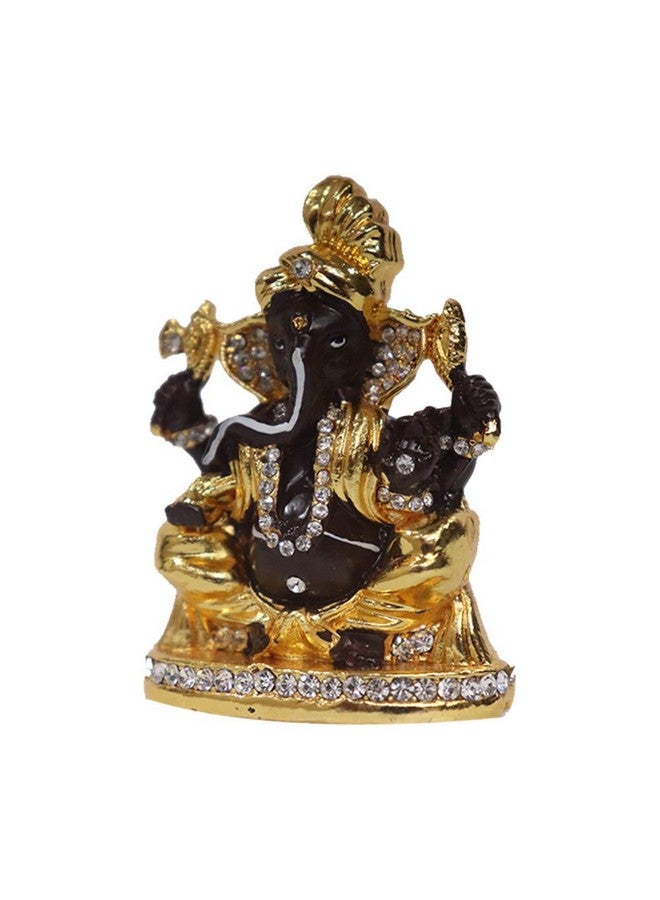 Fabzone Brass Lord Ganesha Idol God Ganpati/Ganesh Handicraft Statue Showpiece Fegurine - Religious Murti Pooja Gift Item Home (6.00 cm) - Image 3