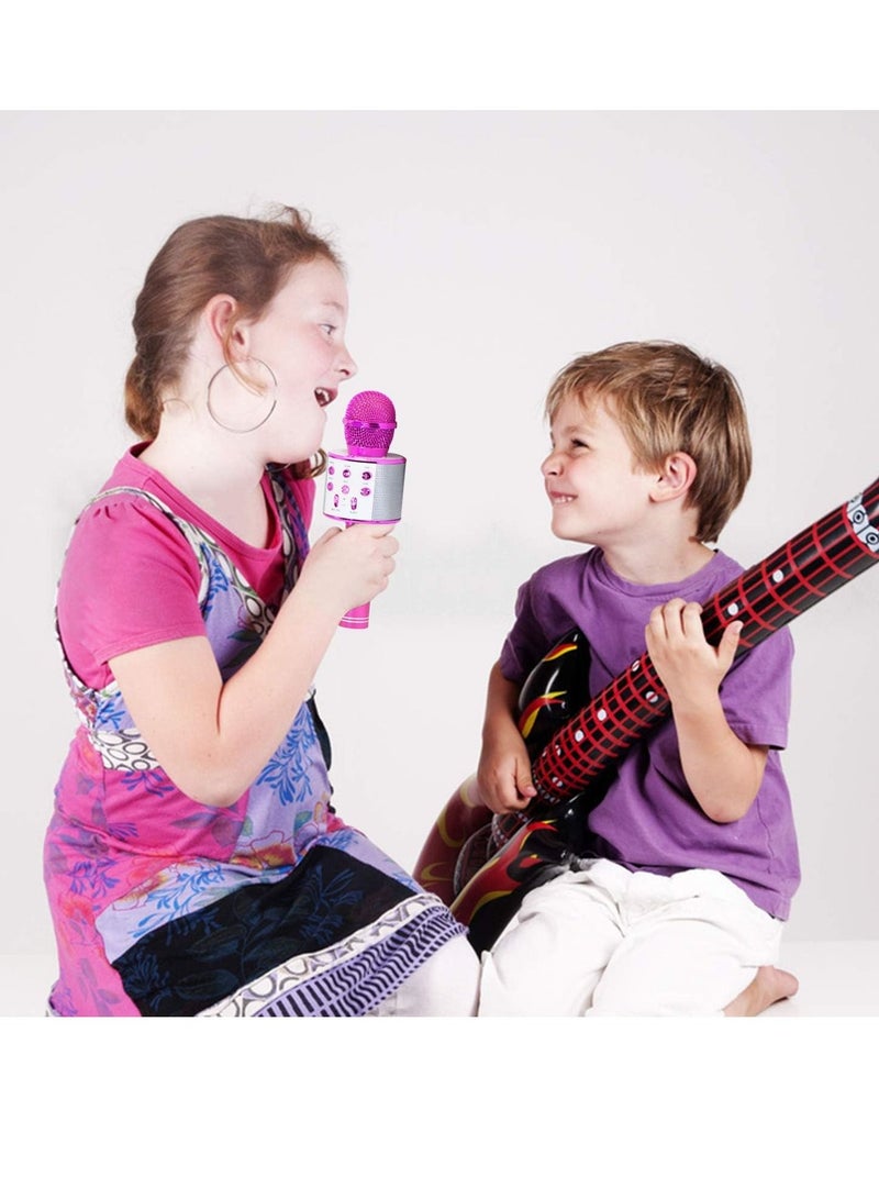 Wireless Bluetooth Karaoke Microphone for Kids Girls Gifts for 5-10 Year Old Boys, Girls - Image 3