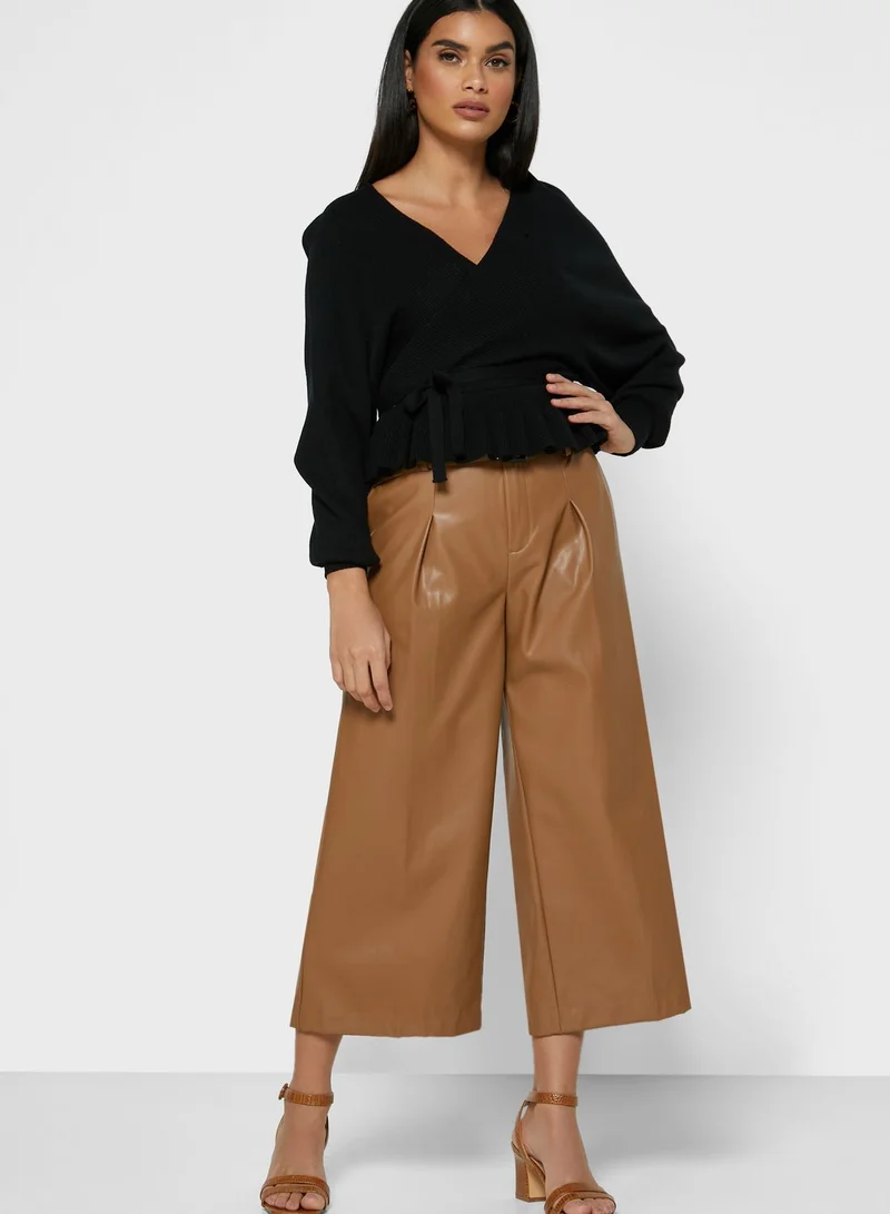 ELLA Wrap Front Sweater